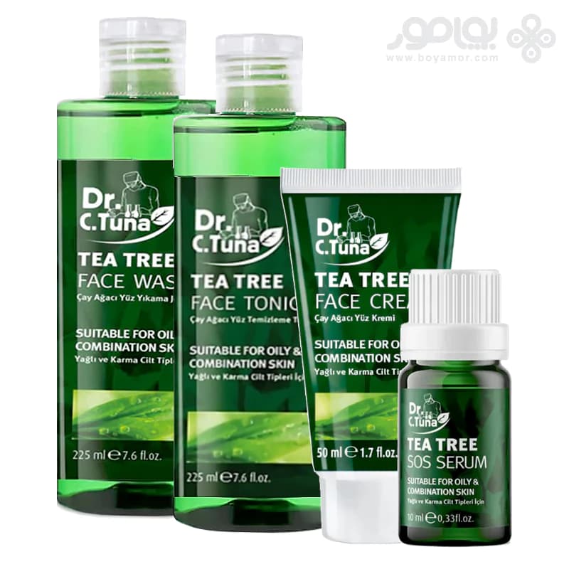 پک ضد جوش چای سبز دکتر تونا فارماسی مدل TEA TREE