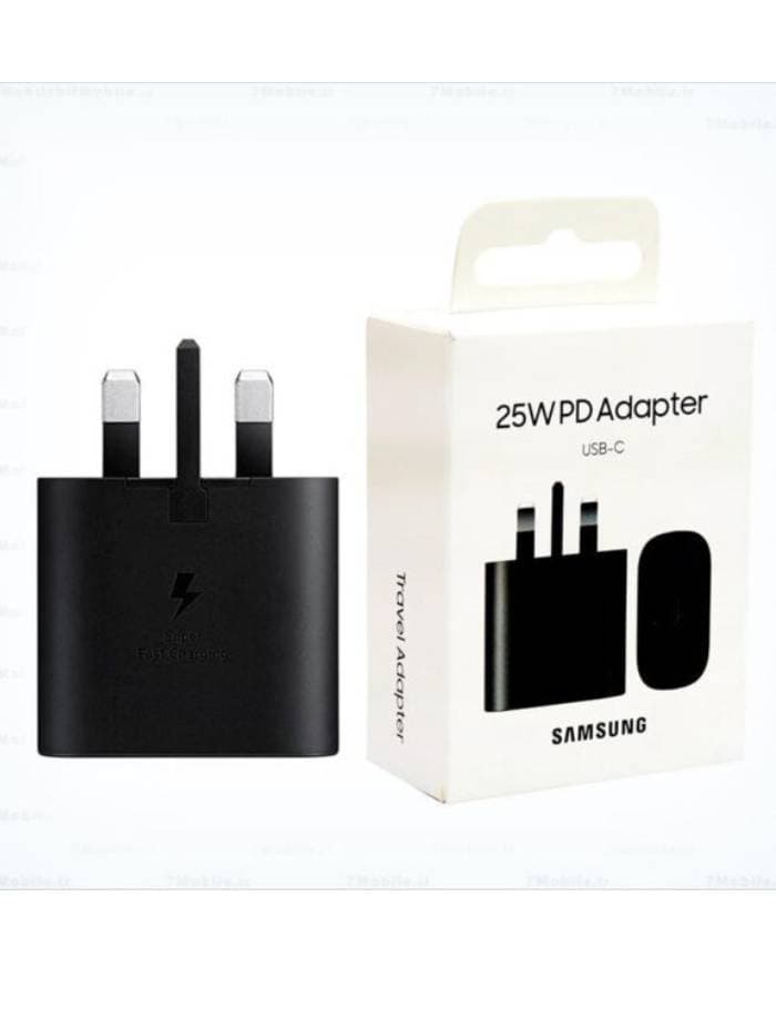 کلگی شارژر سریع سامسونگ مدل 25W PD اورجینال با خروجی USB-C — تصویر ۳