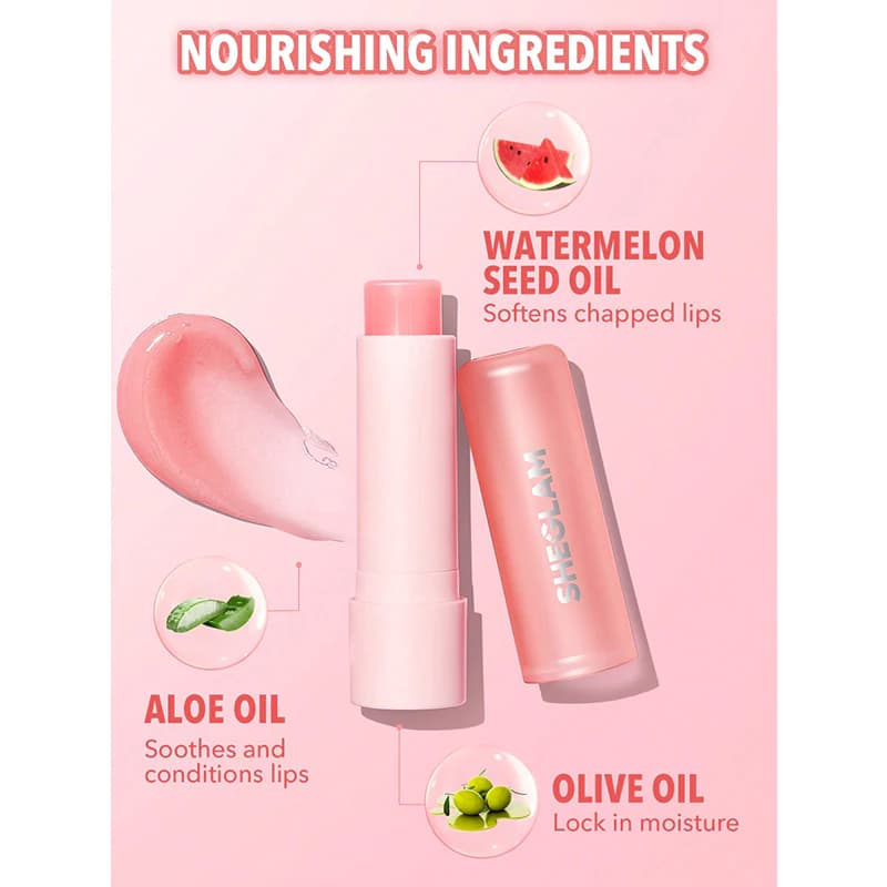 بالم لب هندوانه ای شیگلم مدل POUT PHRESH COLORCHANGING — تصویر ۴