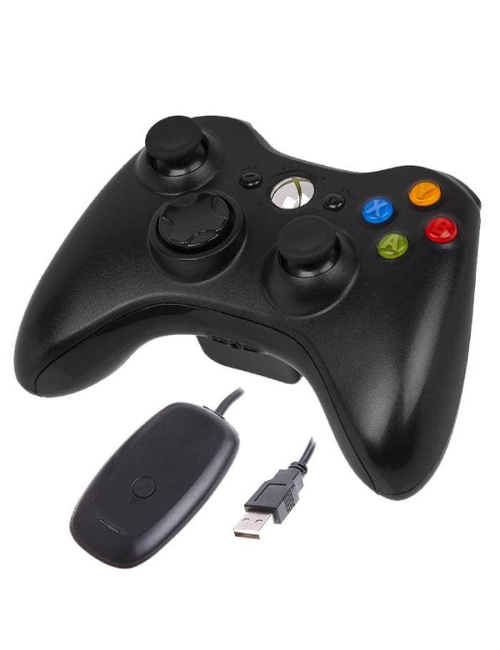 دسته بازی بی‌سیم Xbox 360 با دانگل USB – مناسب ویندوز و ایکس‌باکس