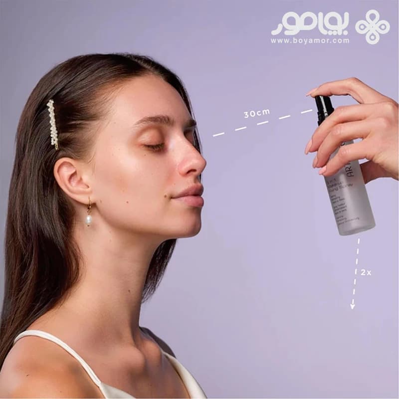 اسپری فیکس آرایش 3 در 1 آرت دکو حجم 100 میل — تصویر ۳