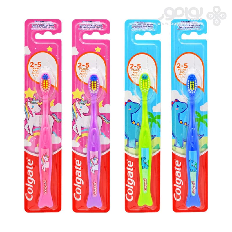 مسواک کودک کلگیت مدل EXTRA SOFT مناسب 2-5 سال — تصویر ۲