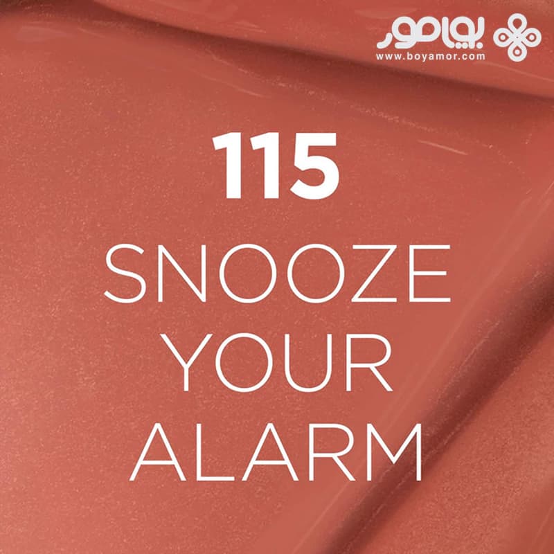 رژ لب مایع مات لورال سری INFALLIBLE شماره 115 رنگ SNOOZ YOUR ALARM — تصویر ۳