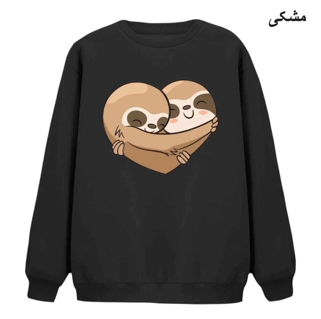 سویشرت زنانه مدل دوستان تنبل کد p1 — تصویر ۶