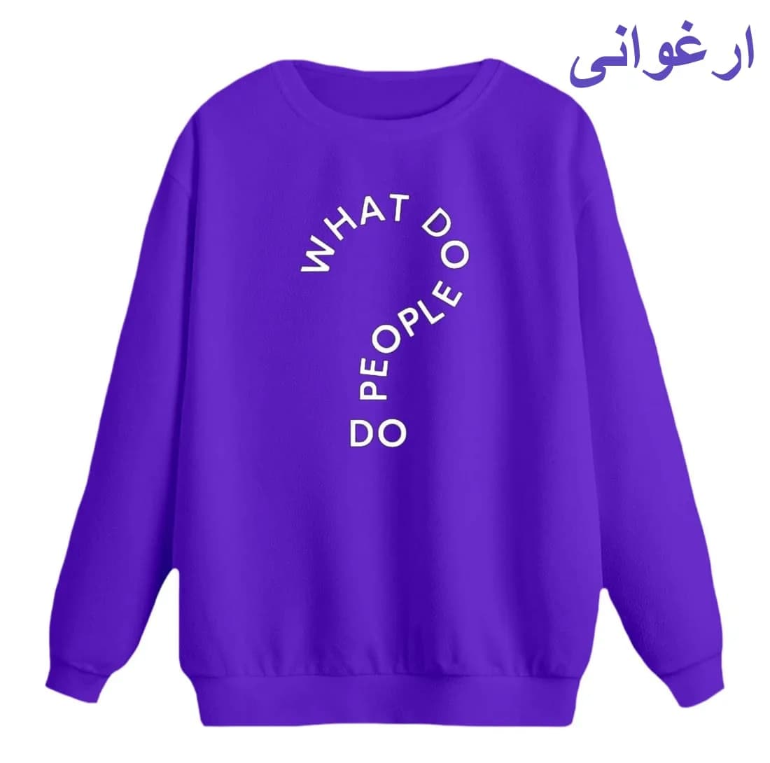 سویشرت زنانه مدل علامت سوال کد p1 — تصویر ۸