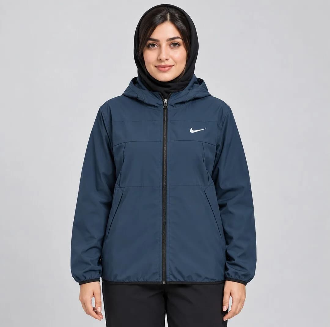 بادگیر ورزشی زنانه مدل کلاه‌دار ضدآب — تصویر ۶
