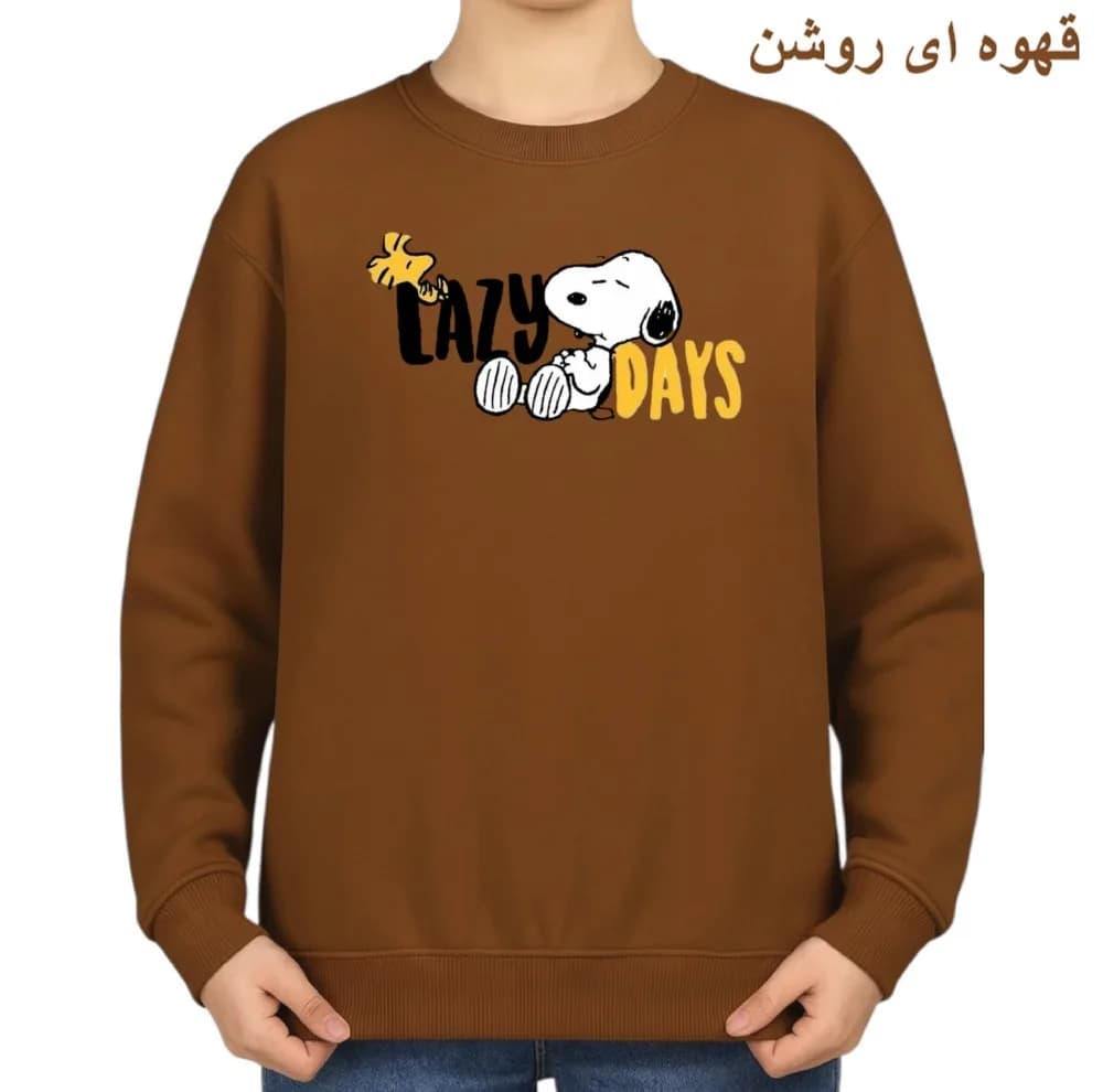 سویشرت زنانه مدل اسنوپی کد v27 — تصویر ۷