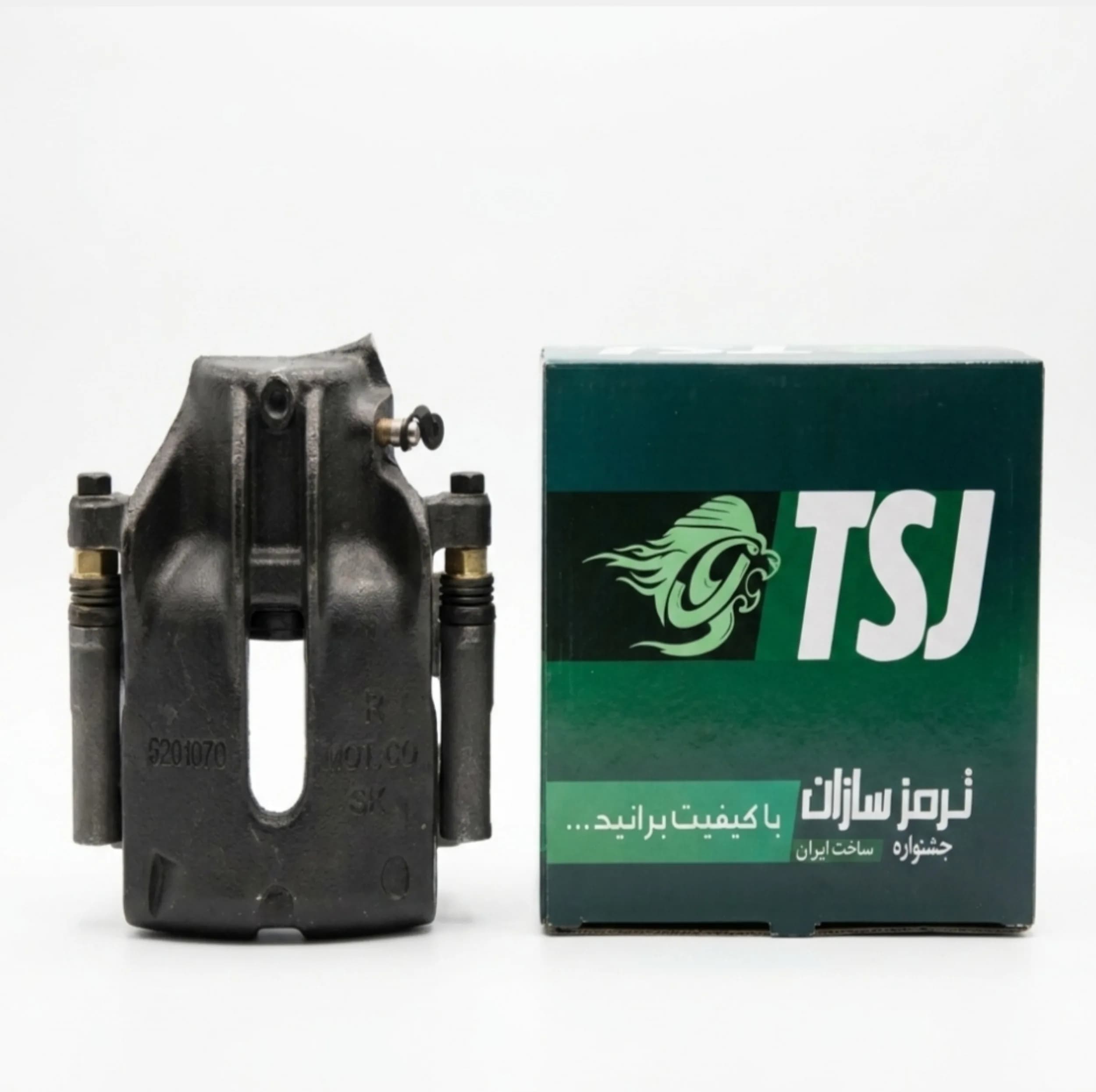 کالیپر ترمز چرخ جلو سمت چپ ترمزسازان جشنواره کد 31021939 مدل بهینه مناسب برای تیبا و تیبا2 — تصویر ۴