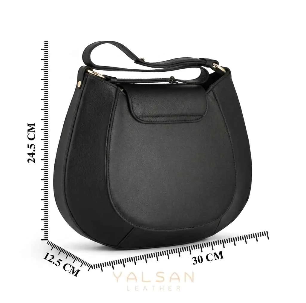 کیف دستی زنانه چرم یلسان مدل آوید کد 218-GN — تصویر ۸