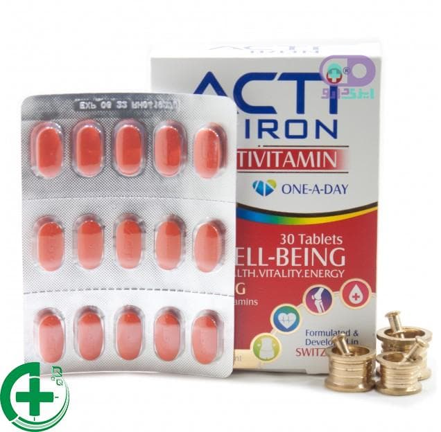 قرص اکتی آیرون لیبرتی 30 عددی/ Liberty ACTI Iron 30 Tabs — تصویر ۲