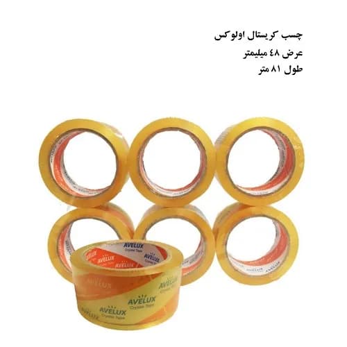 چسب پهن 90یارد کریستال اولوکس — تصویر ۲