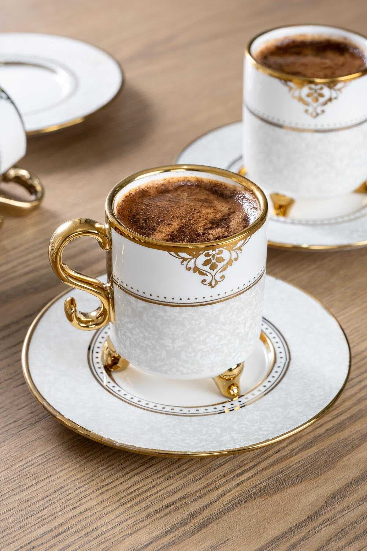 سرویس قهوه خوری 6 نفره ترک آجار Almira acar — تصویر ۳