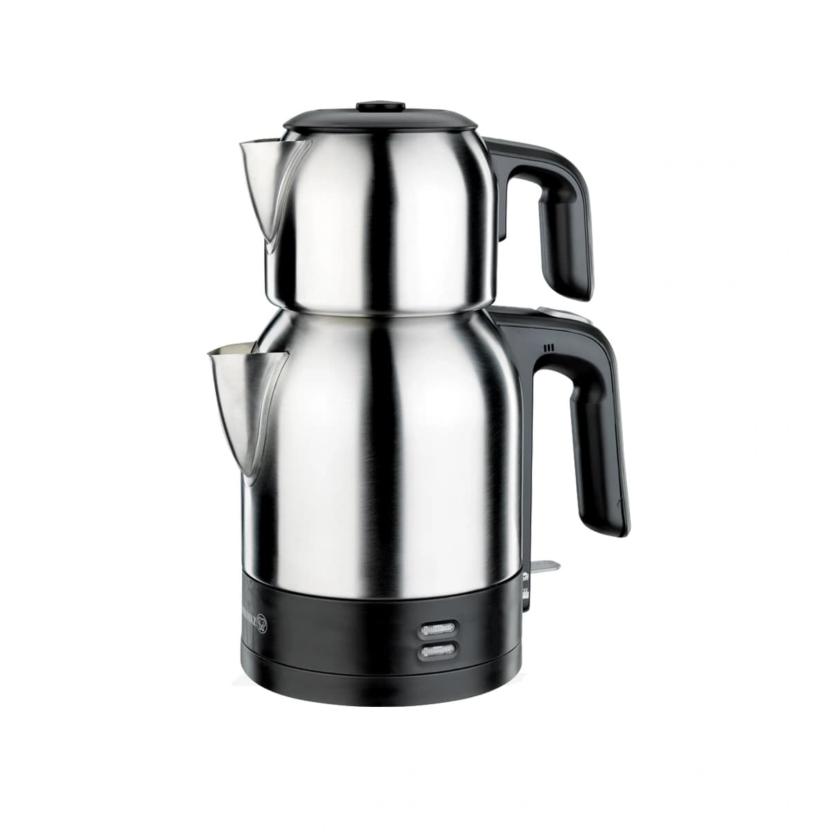چای ساز اتوماتیک برقی 1600 وات 0.9 + 1.8 لیتر استیل مات دمکولیک کرکماز 359-06 — تصویر ۹
