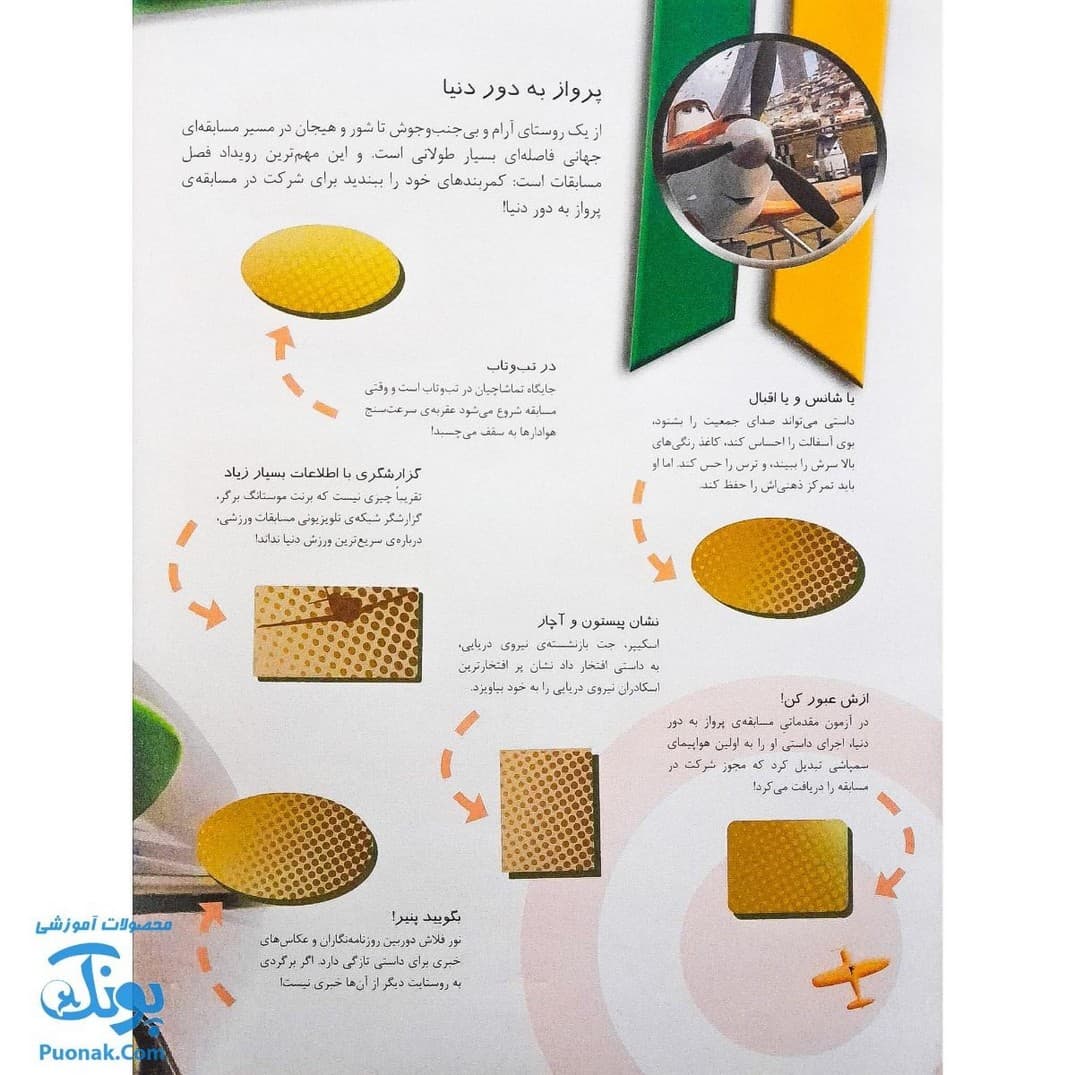 کتاب هواپیماها بچسبان و بیاموز ۱۴ به همراه ۶۰ برچسب — تصویر ۳