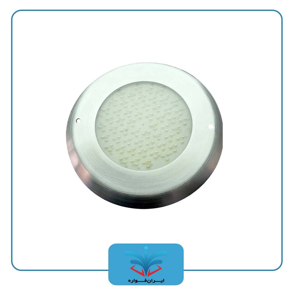 چراغ فلت روکار استخری فوق باریک 2 وات تمام استیل لدمن
