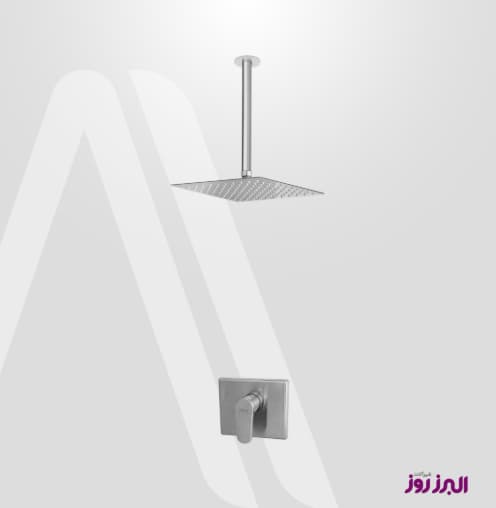 شیر حمام توکار ونتو تیپ1 کروم مات البرز روز (ALBORZROOZ)