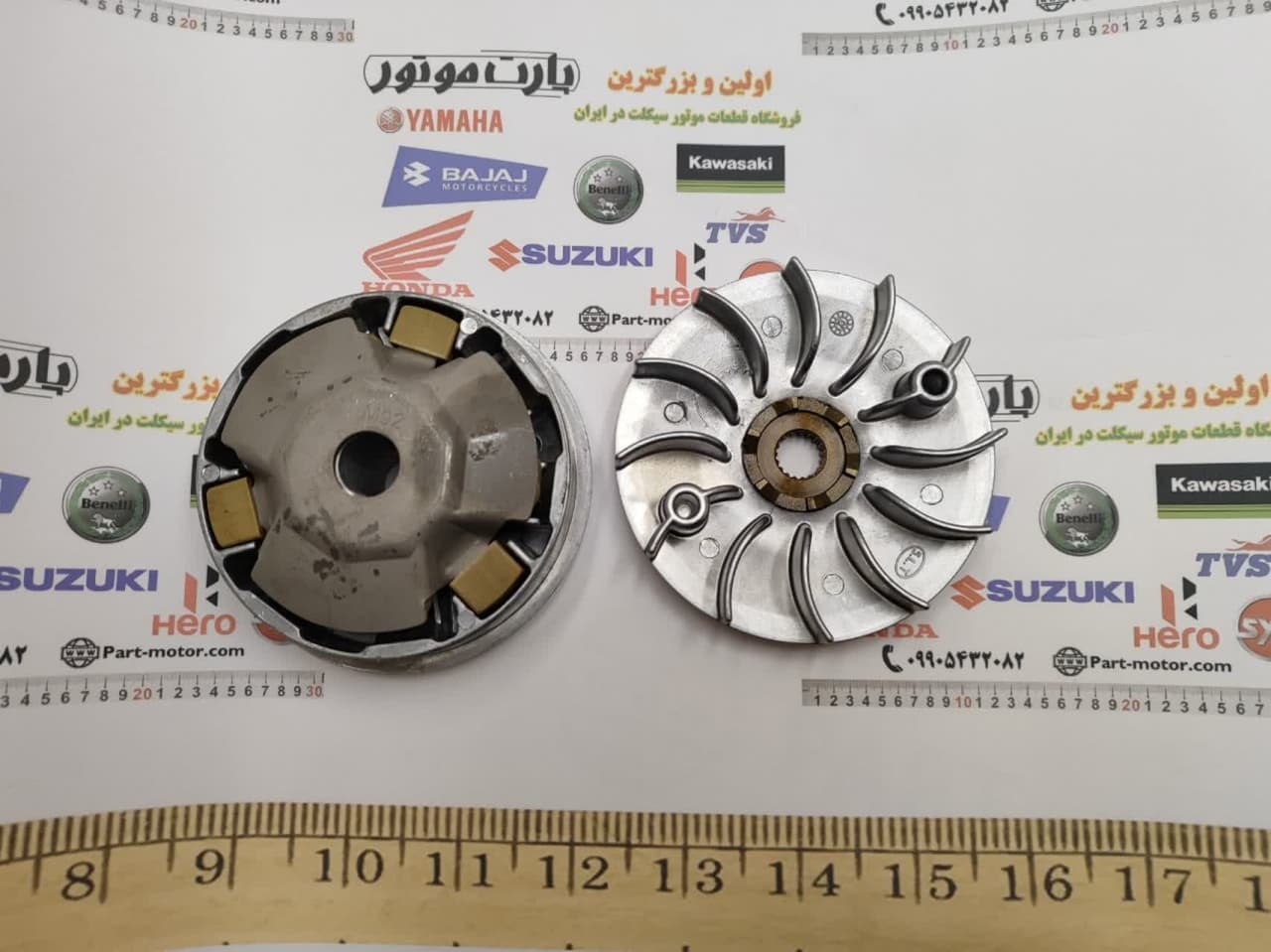 کلاچ جلو کامل موتورسیکلت گلکسی SR200 — تصویر ۲