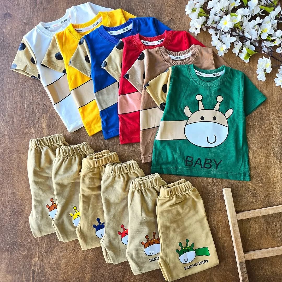 تیشرت شلوار زرافه baby سایز 35،40 کد 4323 — تصویر ۲