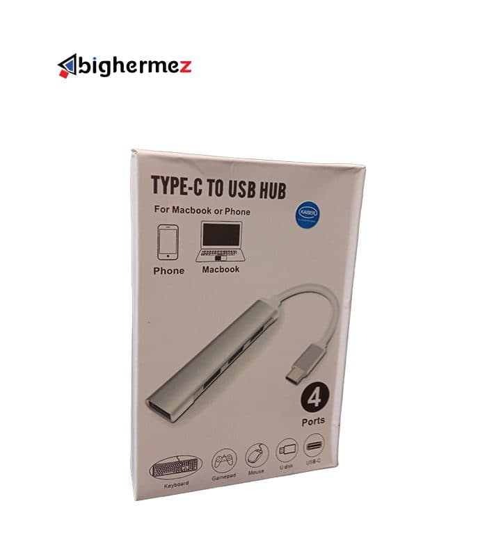 هاب 4 پورت TYPE-C USB3.0 کایزر مدل C-809