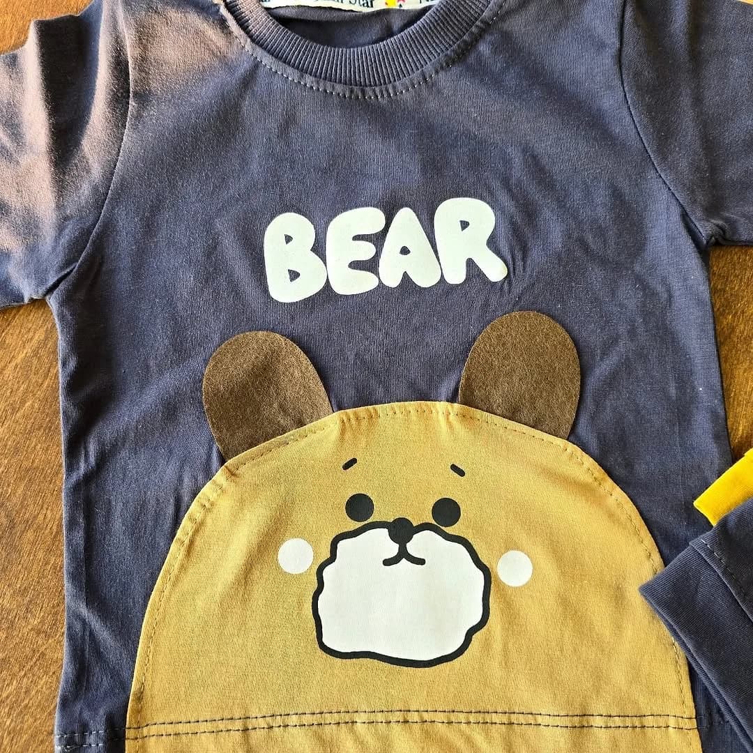 تیشرت شلوارک خرس گوش دار Bear کد 4242 — تصویر ۲
