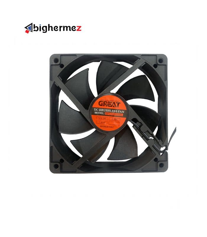 فن خنک کننده ۱۲*۱۲ کیس گریت مدل DF1202512SEL