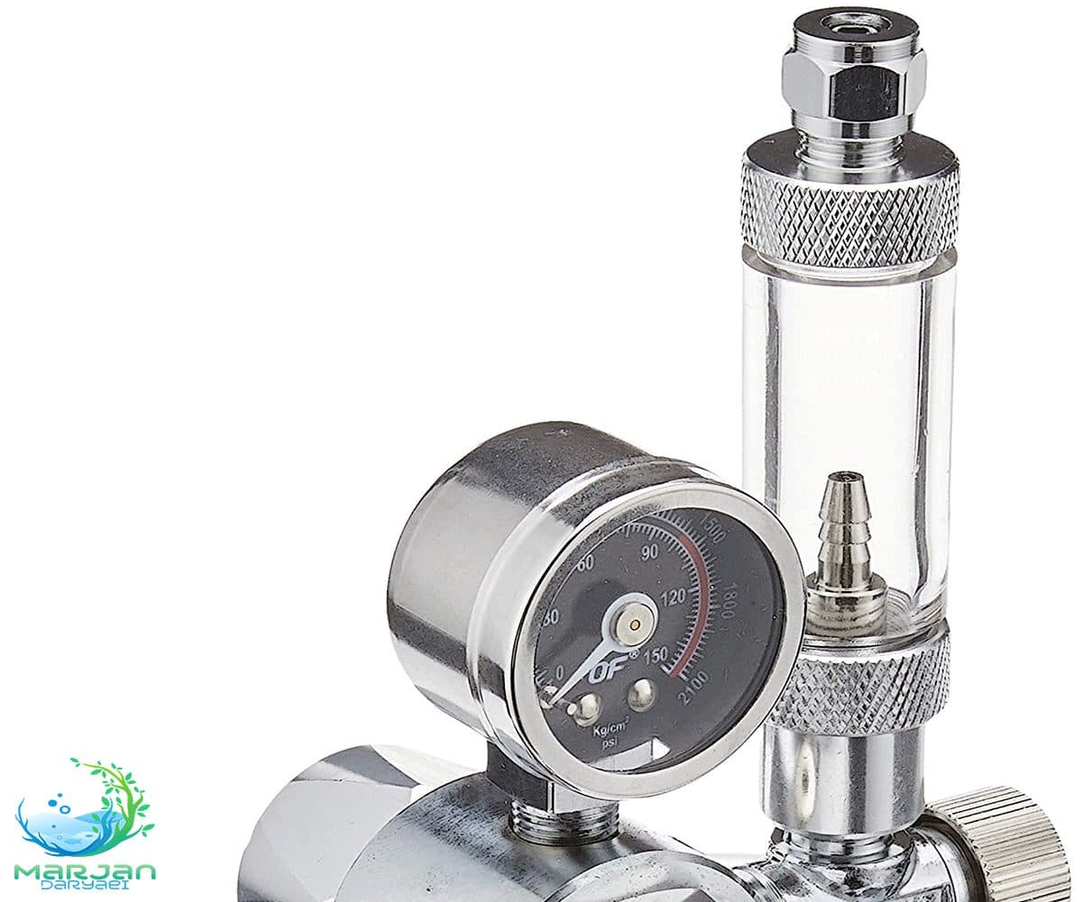 رگلاتور CO2 دوگیج شیربرقی دار اوشن فری مدل PM-217 — تصویر ۲