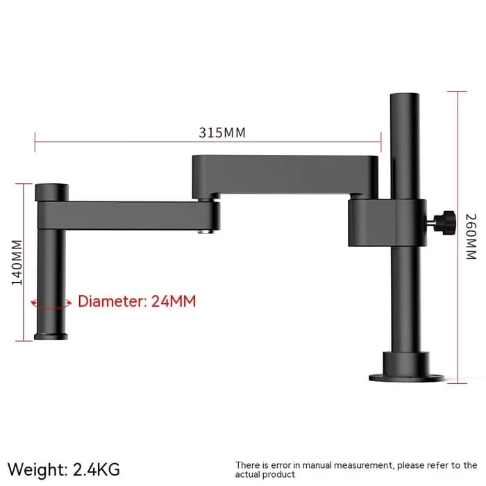 پایه تلسکوپی لوپ LUOWEI LW-017+HOLDER — تصویر ۲