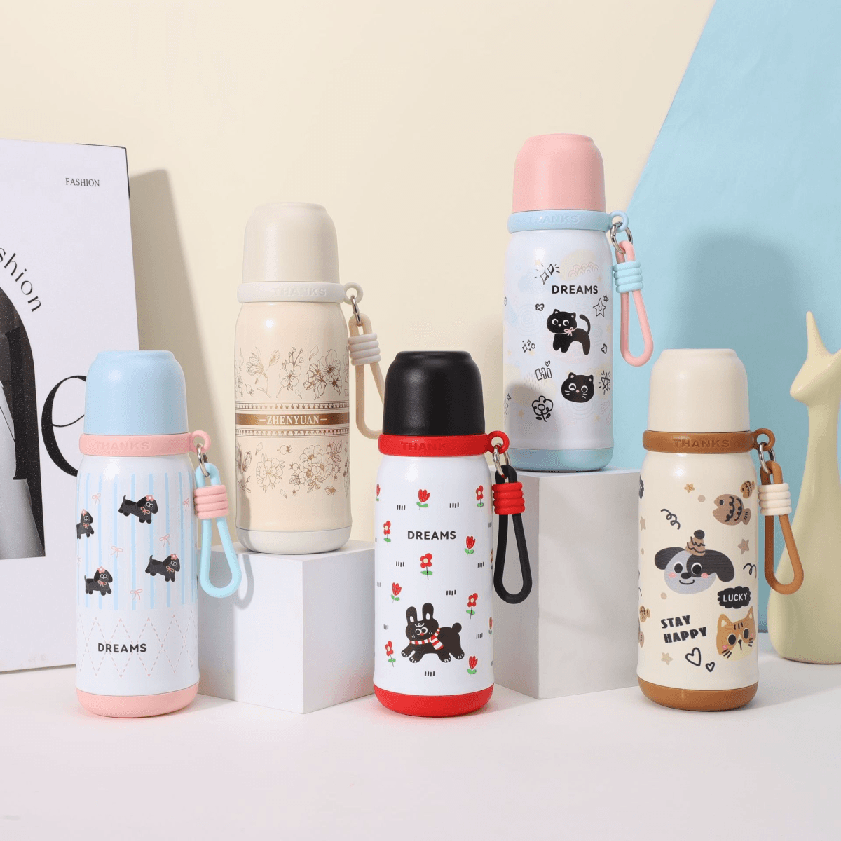 تراول ماگ استیل طرح Sanrio