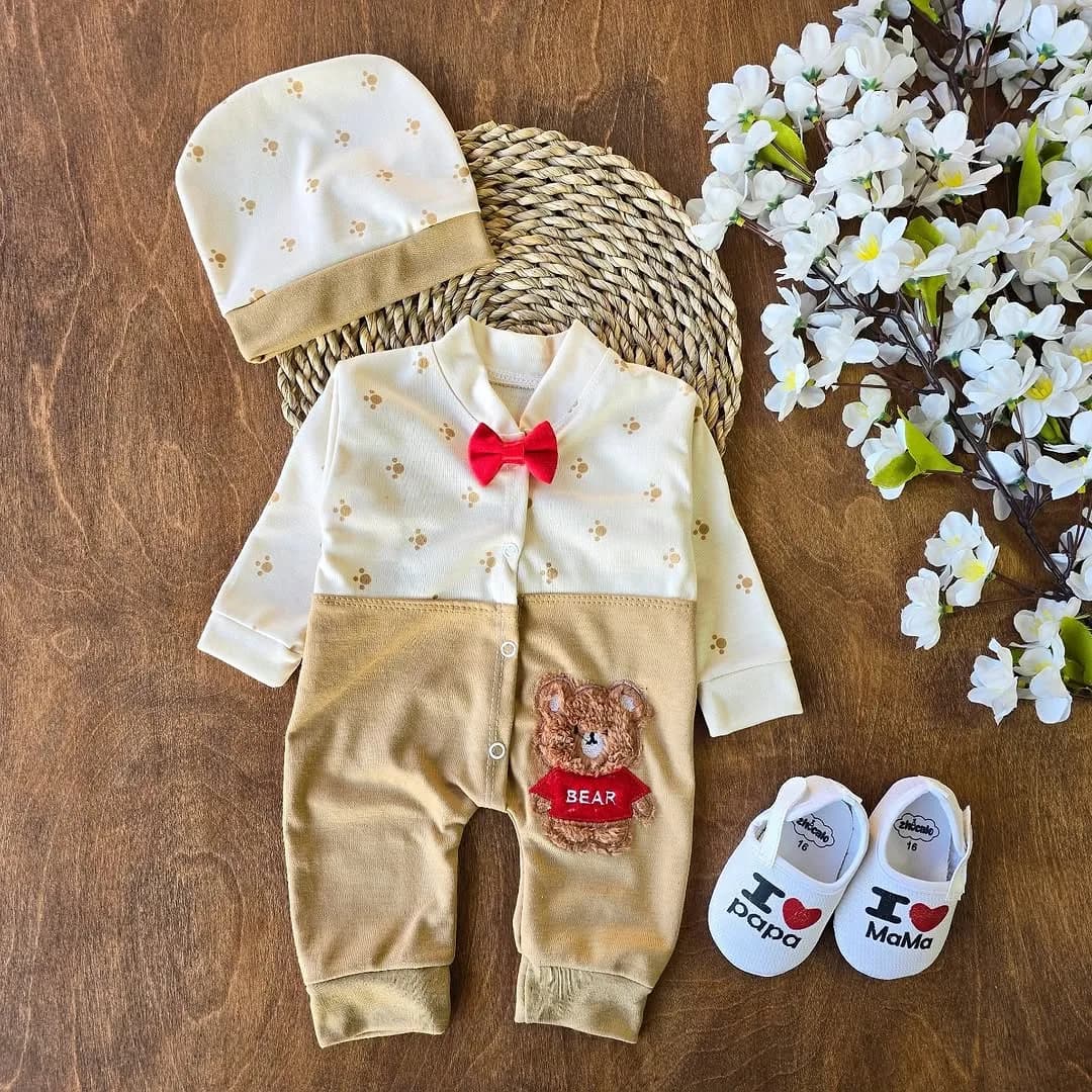سرهمی نخی خرس گلدوزی کد 3997