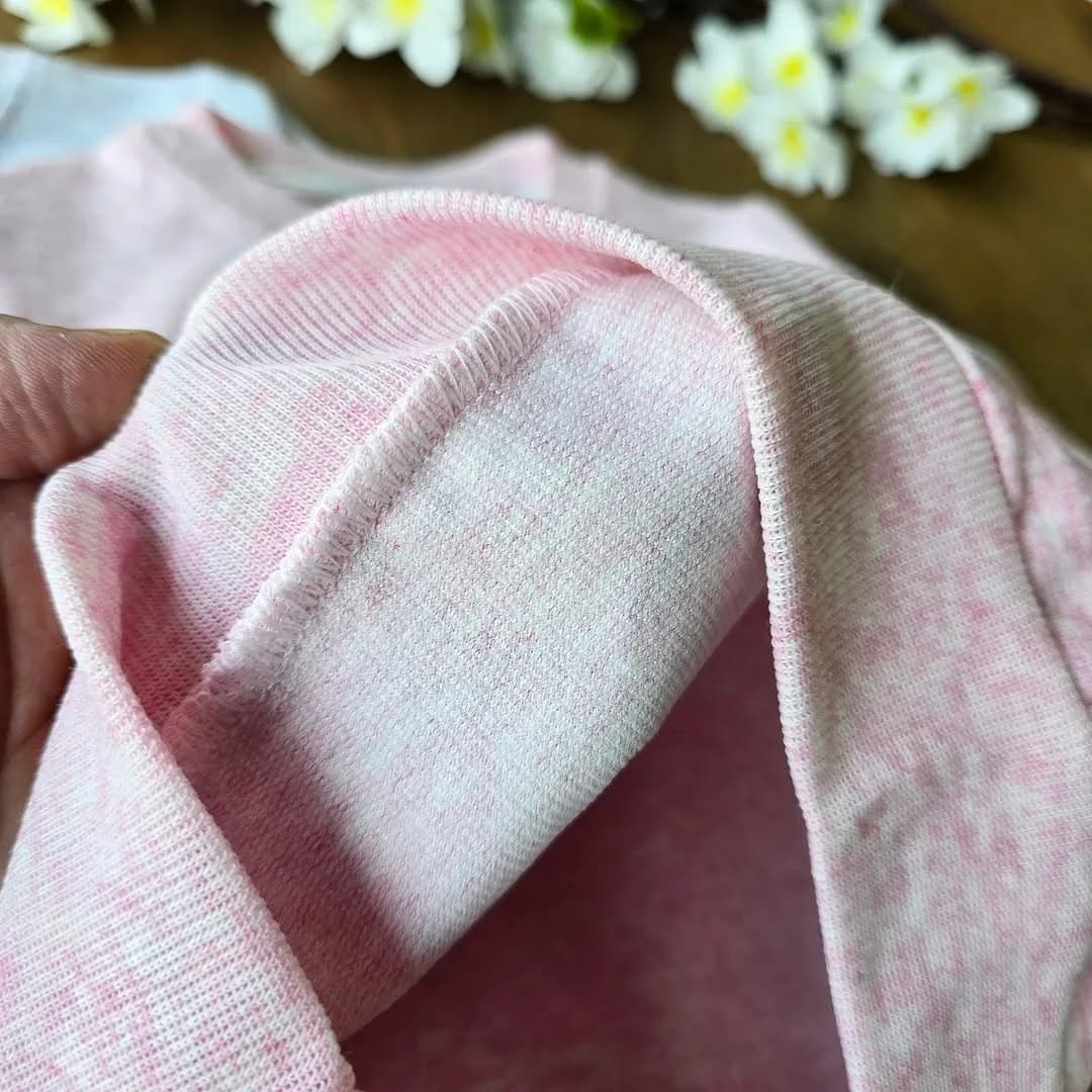 بلوز شلوار ملانژ جغد عینکی سایز 35 تا 45 کد 4136 — تصویر ۳