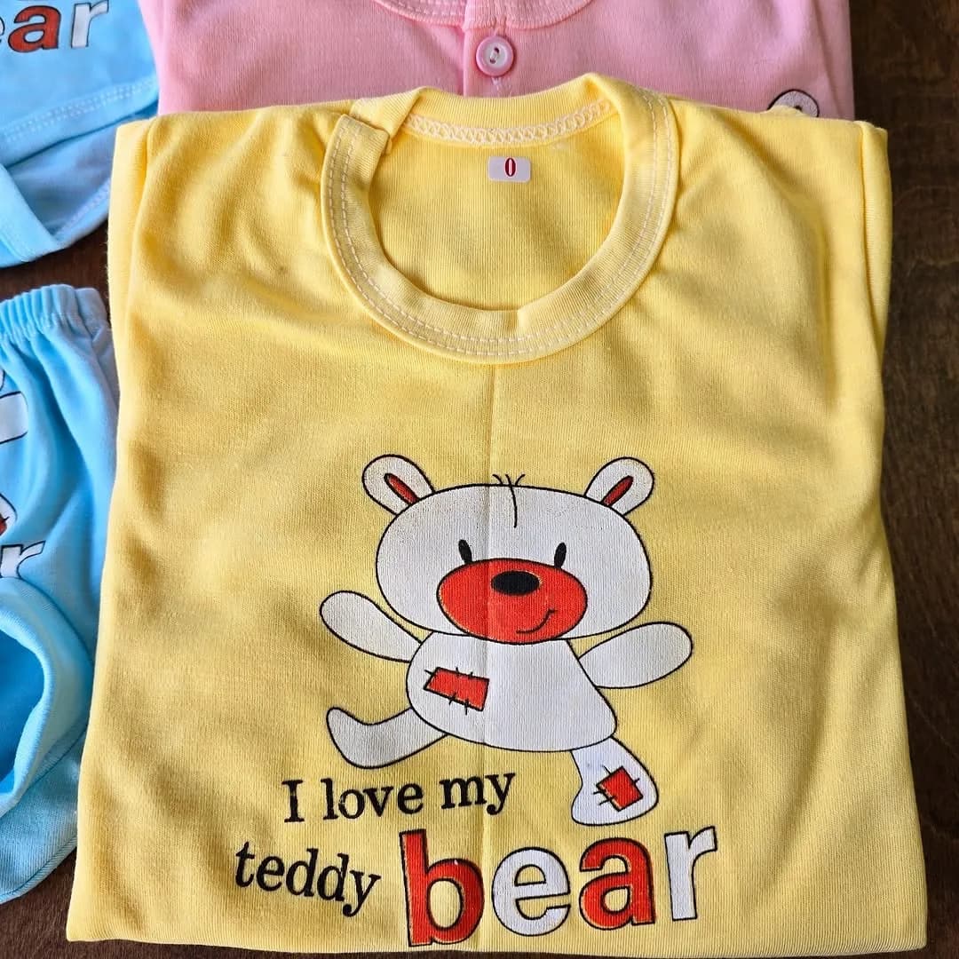 ست 5 تکه نوزادی خرس تدی bear کد 2421 — تصویر ۲