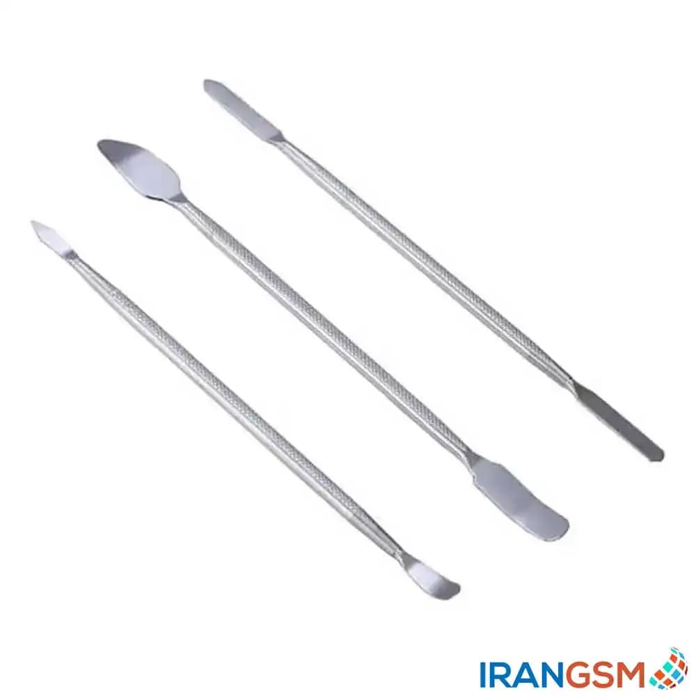 ست اسپاتول قاب بازکن استیل سه عددی