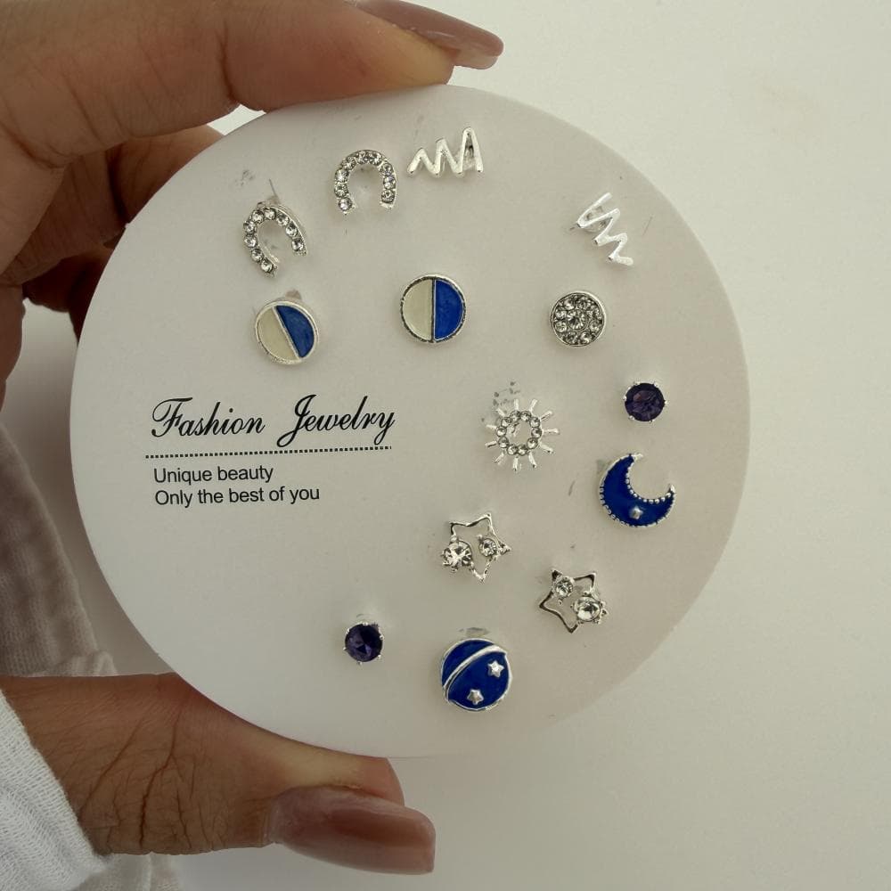 پک گوشواره دخترانه گل گوش کد 6
