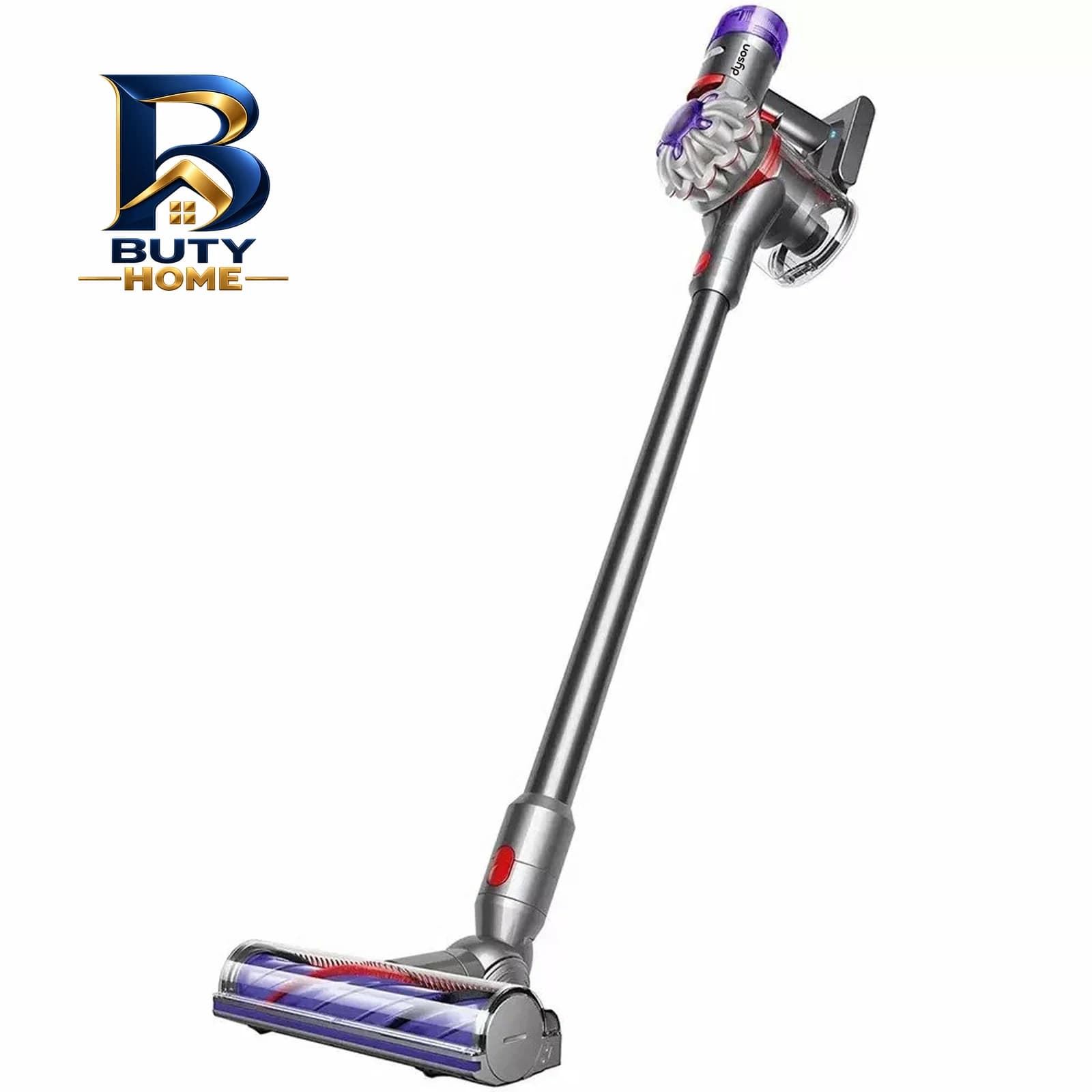 جارو شارژی عصایی دایسون مدل V۸ Absolute با مکش قدرتمند تا ۴۰ دقیقه، فیلتر HEPA قابل شست وشو و تخلیه بهداشتی مخزن اصل — تصویر ۱۰