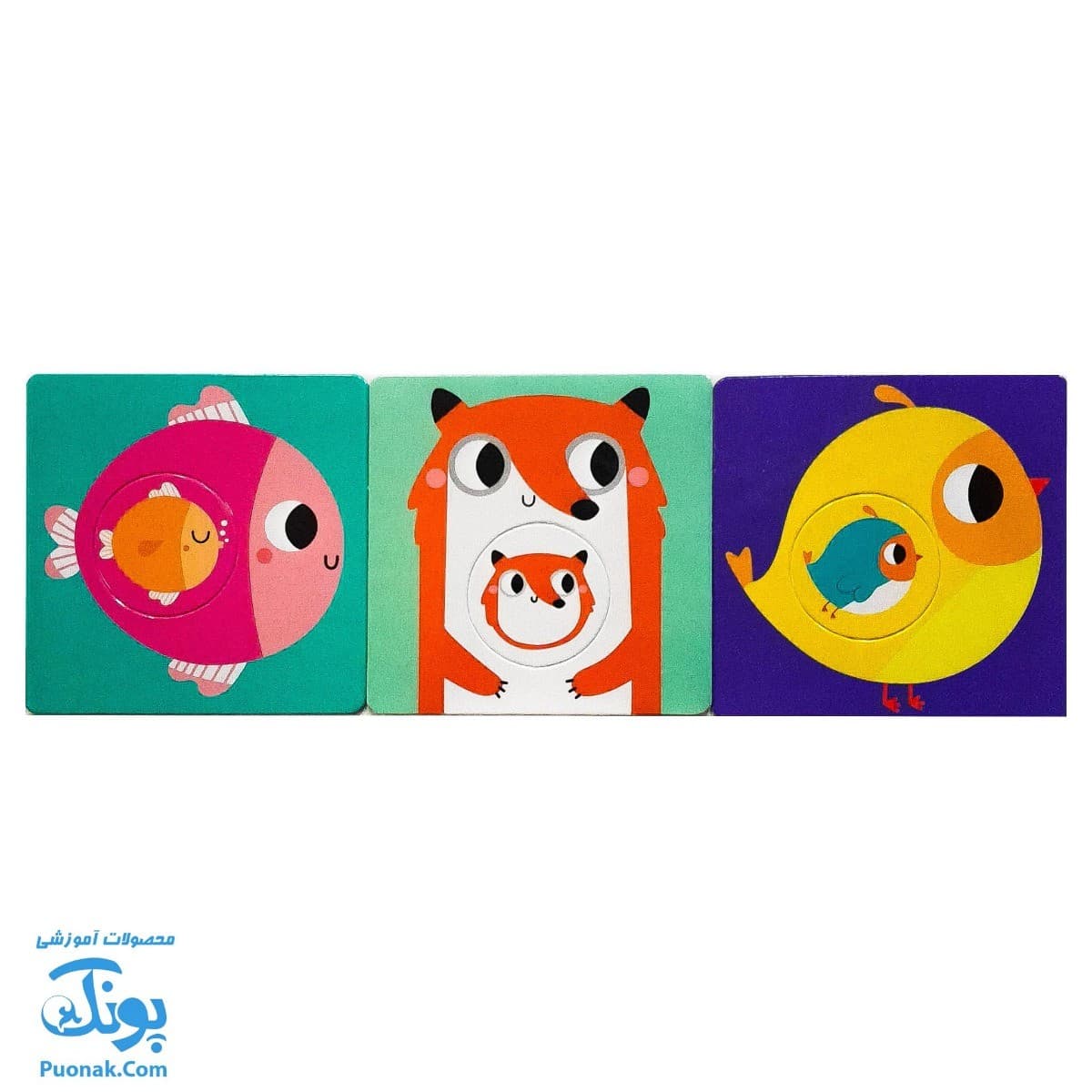 پازل فانتزی مادر و بچه – هشت پازل در یک بسته آوای بامداد (MOM & BABY Puzzle ویژه نوزاد ۱۸ ماه به بالا) — تصویر ۵