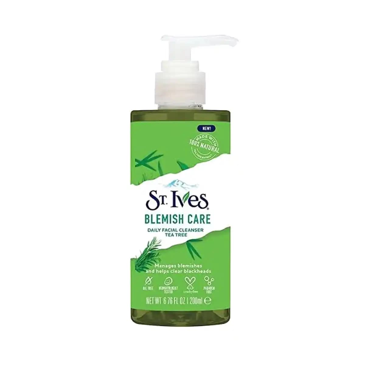 ژل شستشو صورت سنت ایوز ST.IVES مدل BLEMISH CARE حجم200ml اصل — تصویر ۴