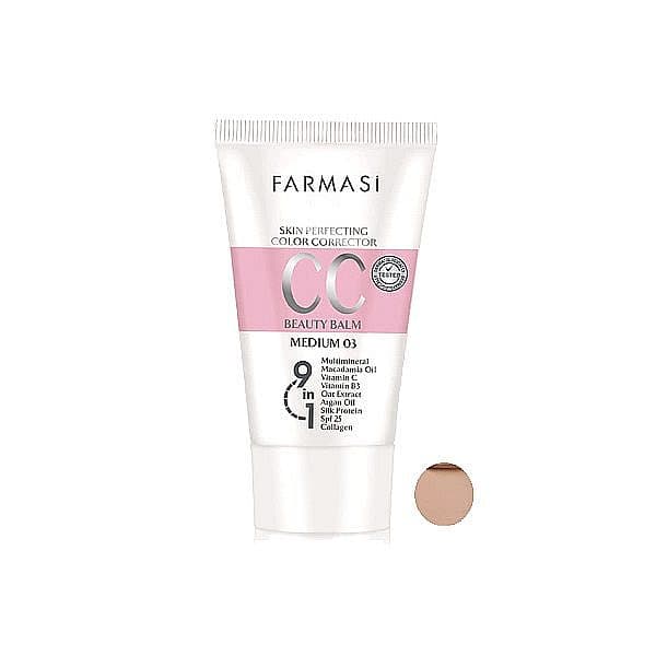 سی سی کرم فارماسی شماره3 FARMASI CC MEDIUM اصل