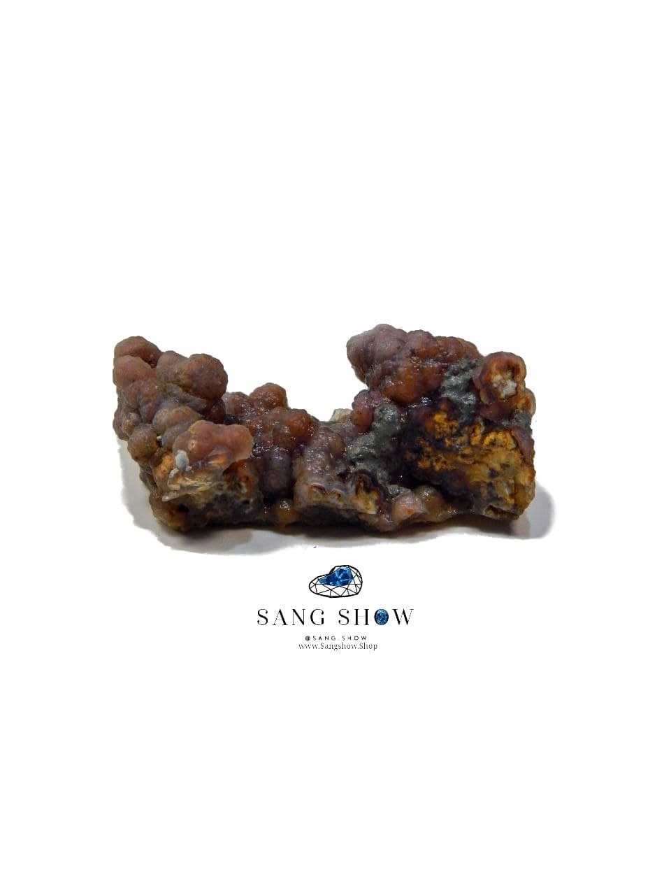 عقیق انگوری مینیاتوری زیبا نمونه استثنایی و اصل و معدنی S1369 — تصویر ۳