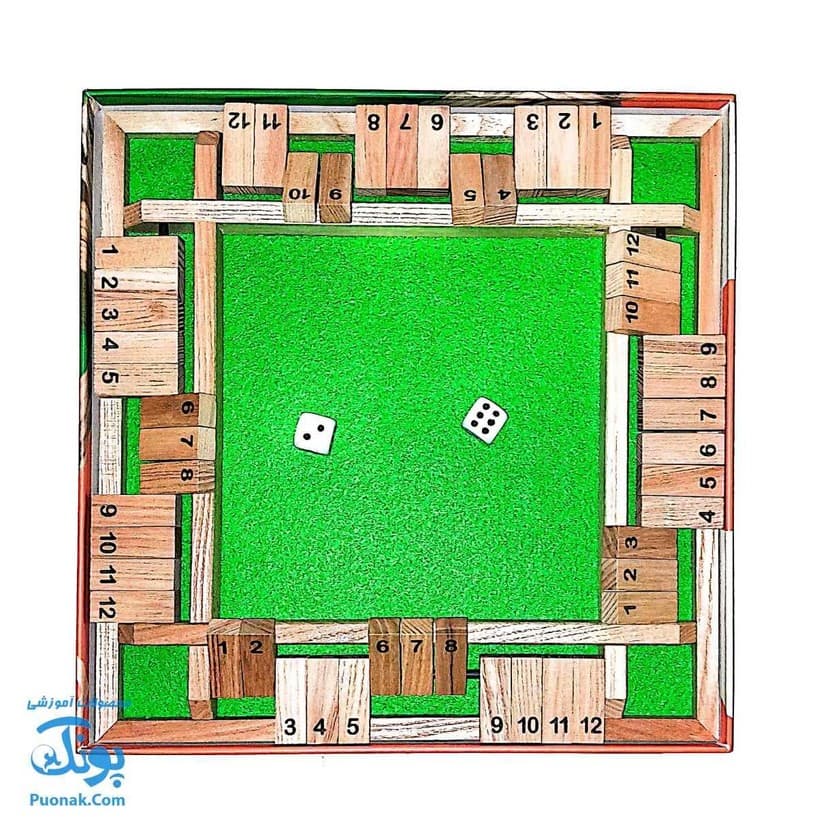 بازی شمارباز ایپکا مدل SHUT THE BOX GN ۶۰۱۰ — تصویر ۵