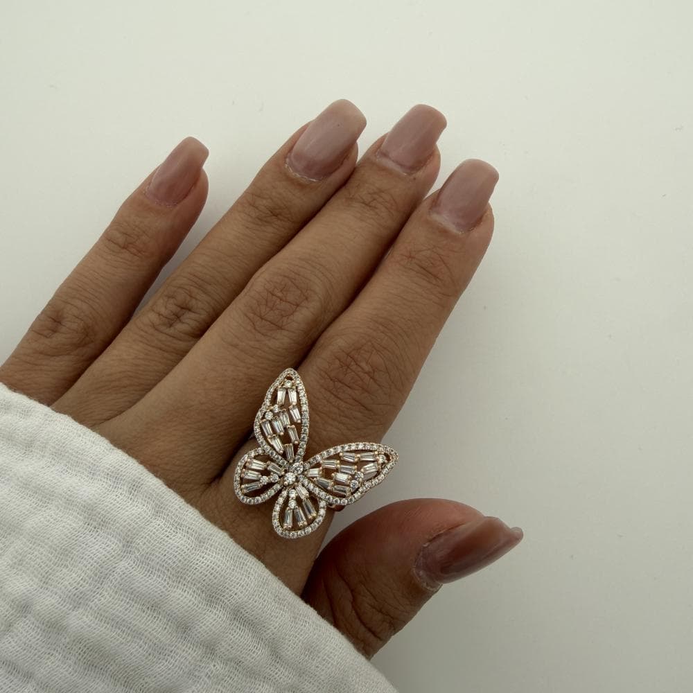 انگشتر زنانه ژوپینگ طرح طلا کد 8