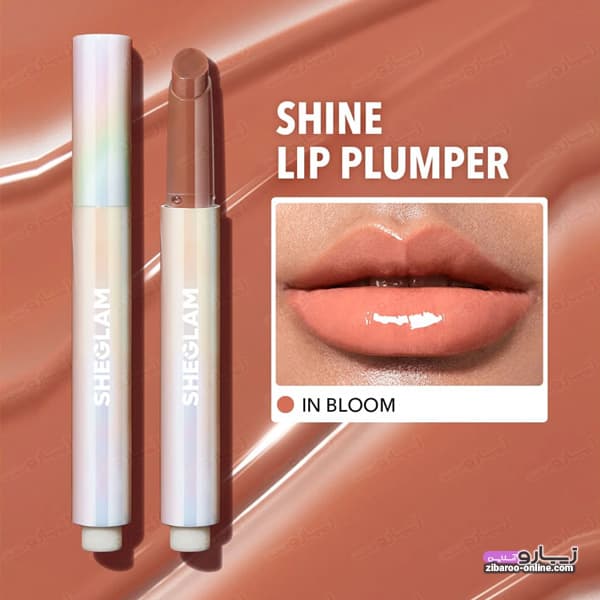 لیپ پلامپر شیگلم SHEGLAM POUT-PERFECT SHINE- IN BLOOM اصل — تصویر ۲