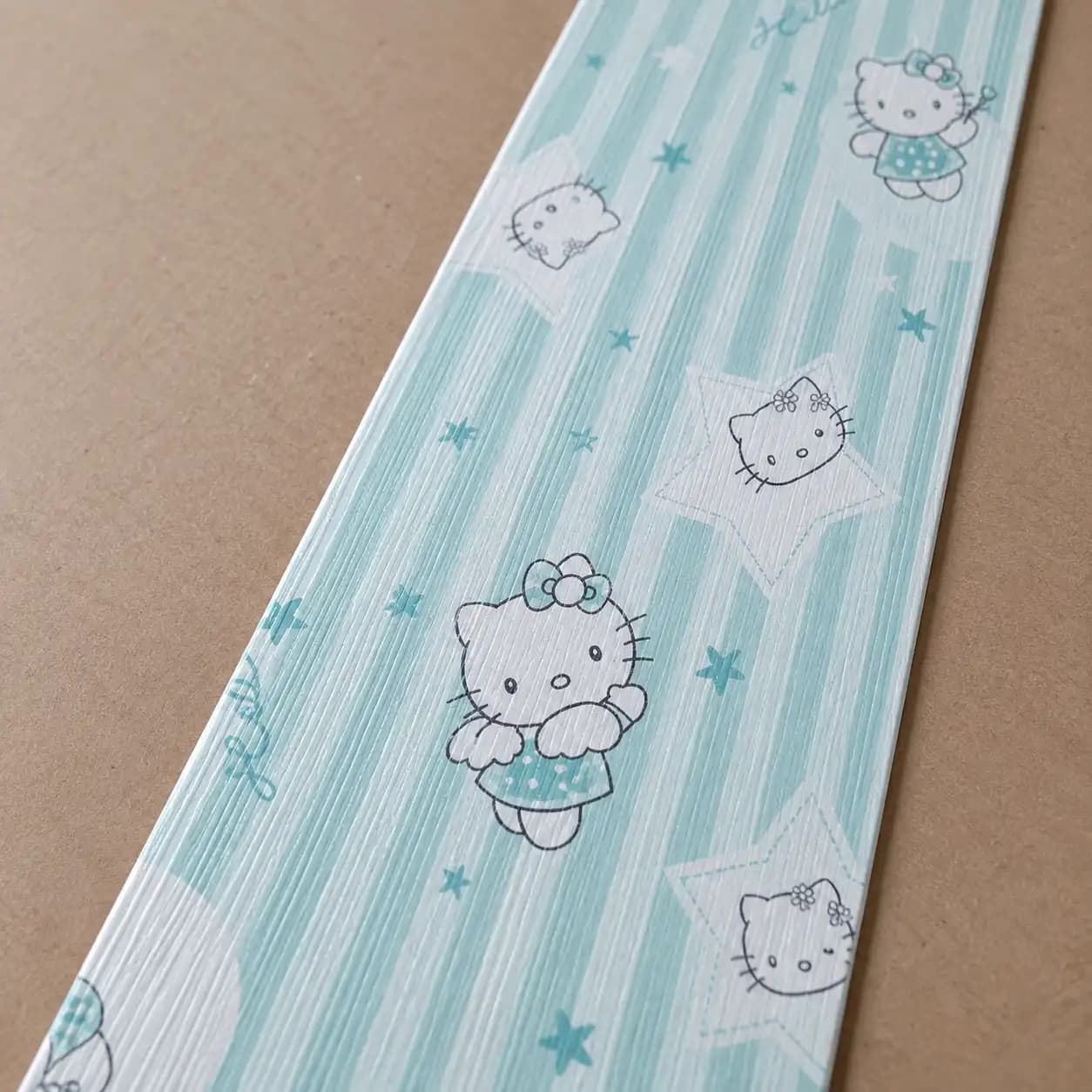 کفپوش PVC طرح Hello Kitty آبی | کد HK-01 — تصویر ۳