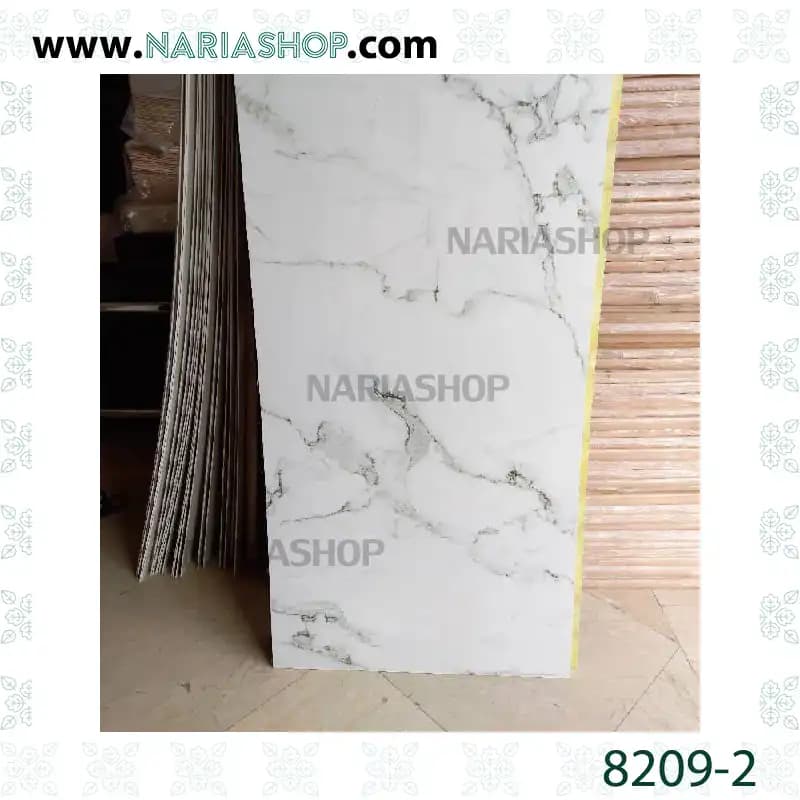 ماربل شیت رنگ سفید خاکستری کد 2-8209