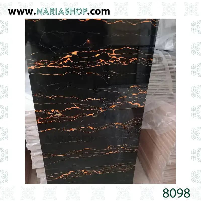 ماربل شیت رنگ مشکی طلایی کد 8098