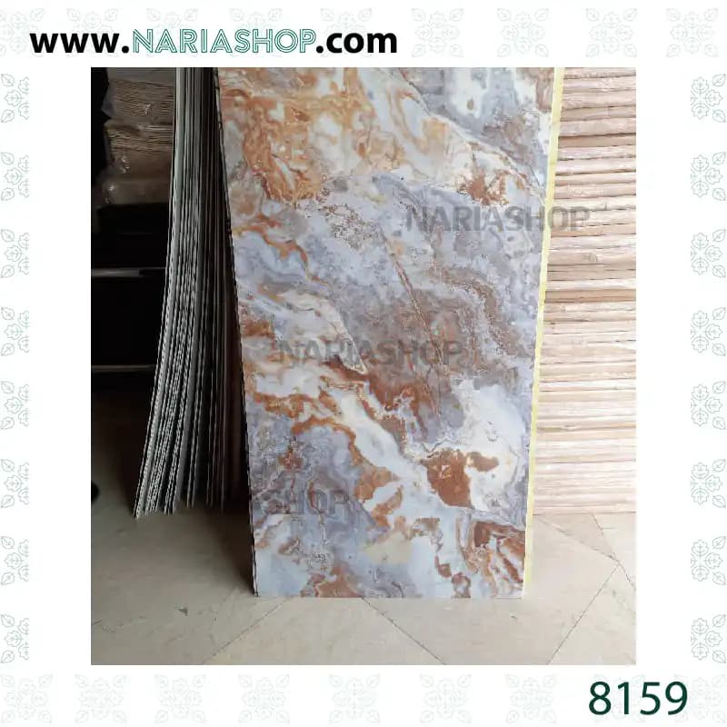 ماربل شیت رنگ خاکستری طلایی کد 8159