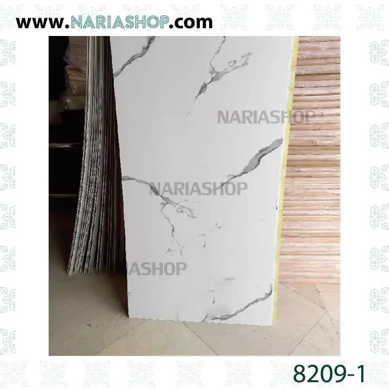 ماربل شیت رنگ سفید طوسی کد 1-8209