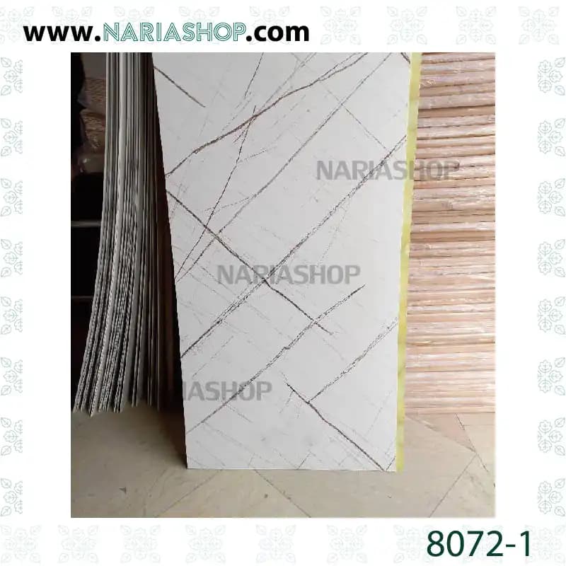 ماربل شیت رنگ سفید مشکی کد 1-8072