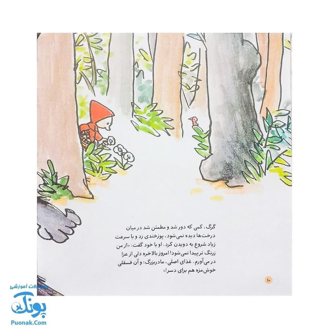 کتاب شنل قرمزی و گرگ بدشانش از مجموعه زیباترین قصه های جهان — تصویر ۵