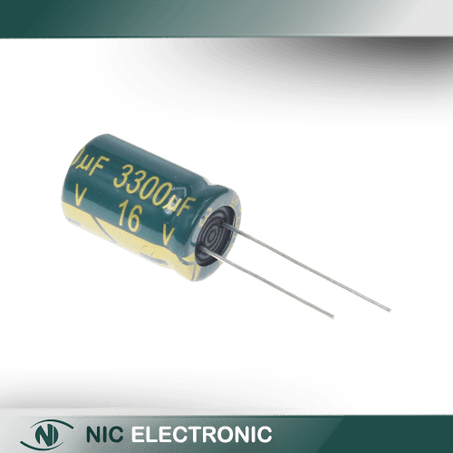 خازن الکترولیتی 3300UF/16V-13X21-105C-GREEN
