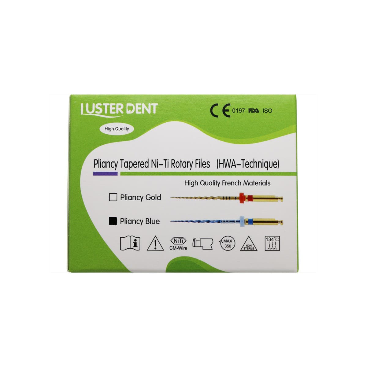 فایل روتاری Pliancy Blue Tapered برند Lusterdent — تصویر ۶